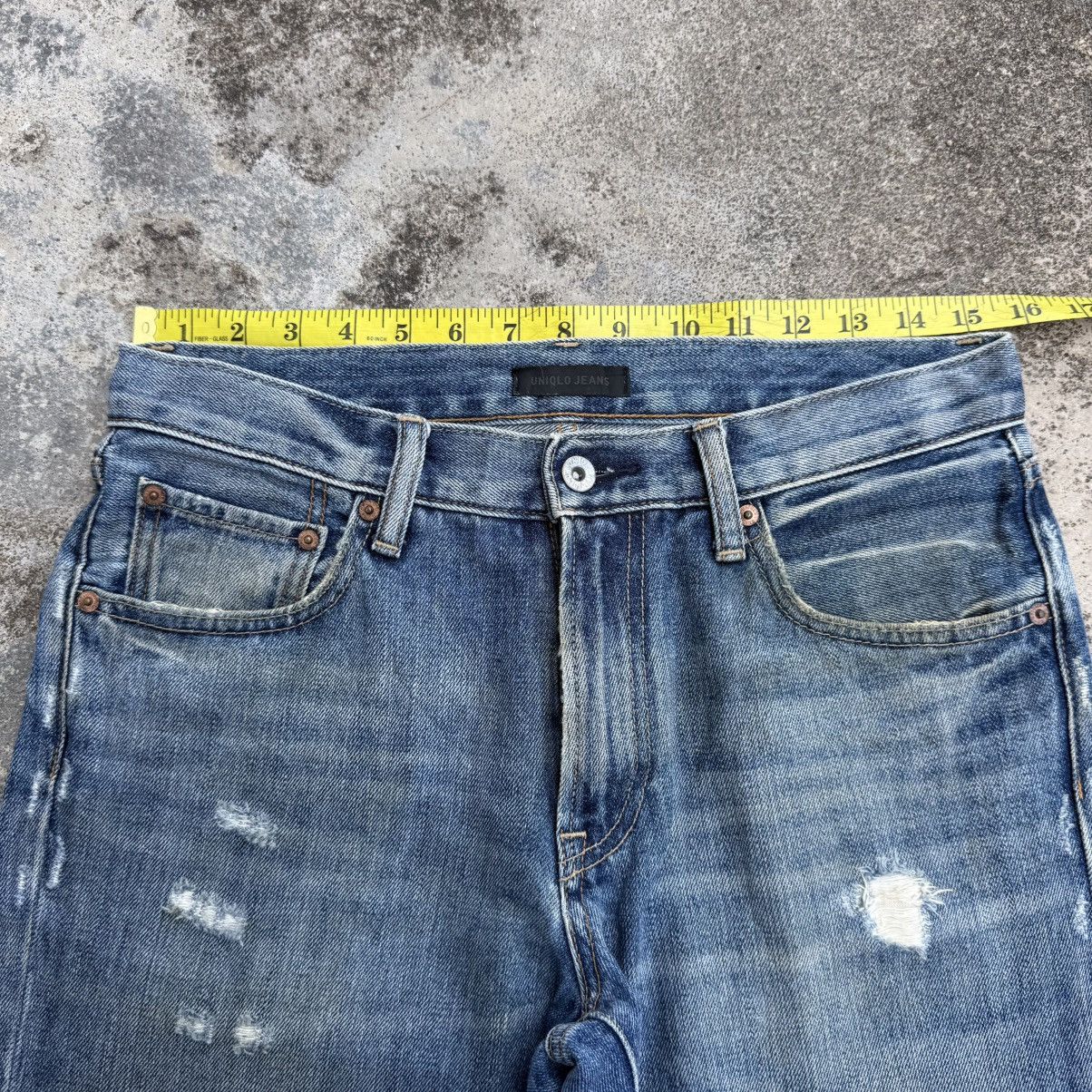 Japanese Brand VINTAGE JAPANESE FADED RIPPED JEAN DENIM PANTS Size US 31 - 5 Thumbnail