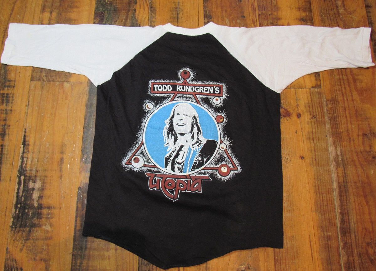 Vintage Todd Rundgren 1980 Utopia Tour Vintage Tee Size US M / EU 48-50 / 2 - 5 Thumbnail