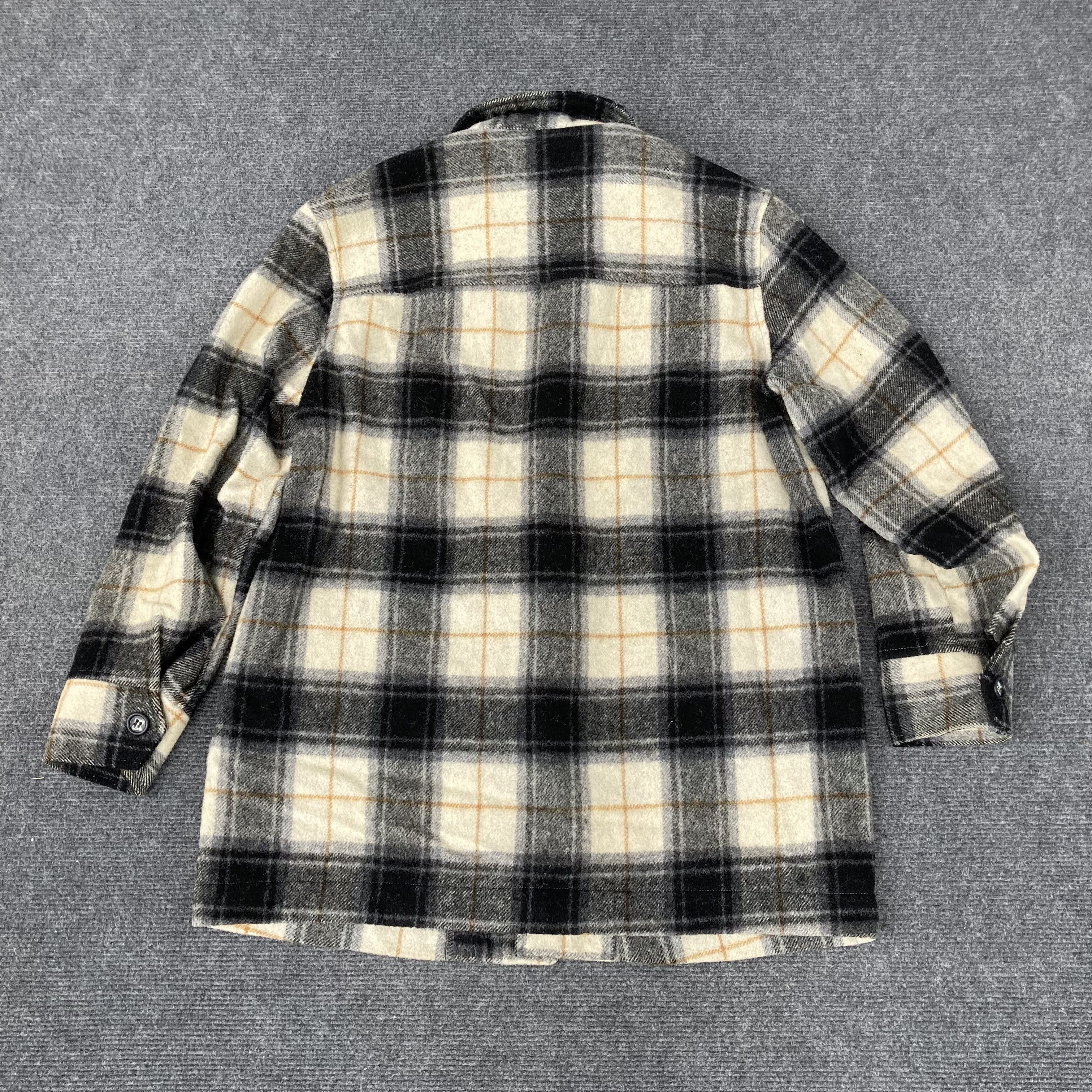 Flannel × Vintage Vtg Dan Pierre Shadow Plaid Flannel 90s Shirt Size US S / EU 44-46 / 1 - 8 Thumbnail