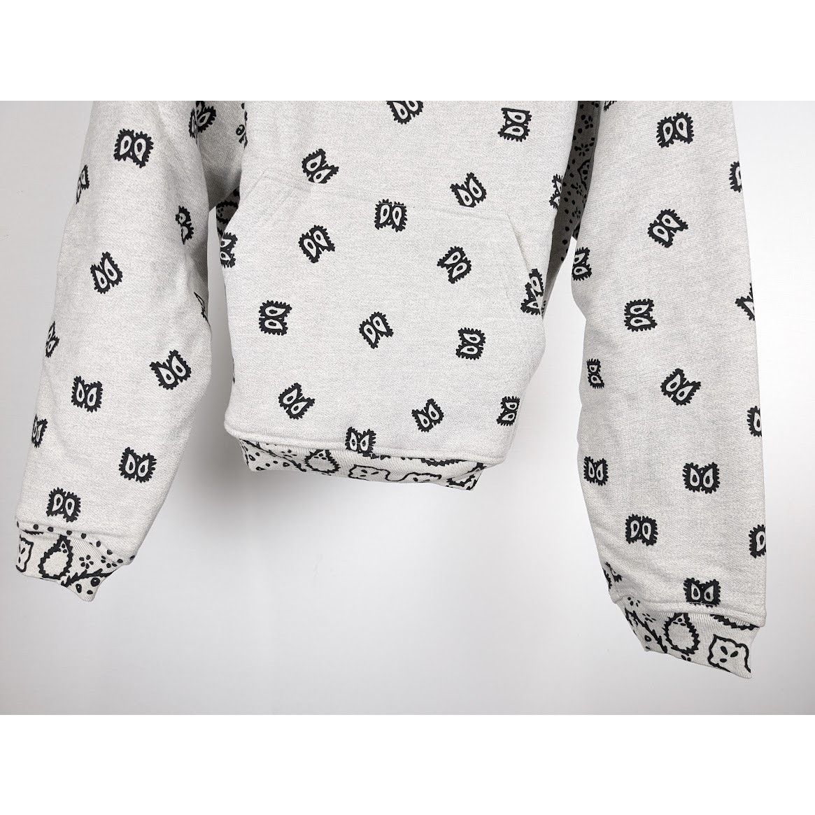 Rhude o1rshd1 Rhude Bandana Hoodie in Heather Grey Size US L / EU 52-54 / 3 - 6 Thumbnail