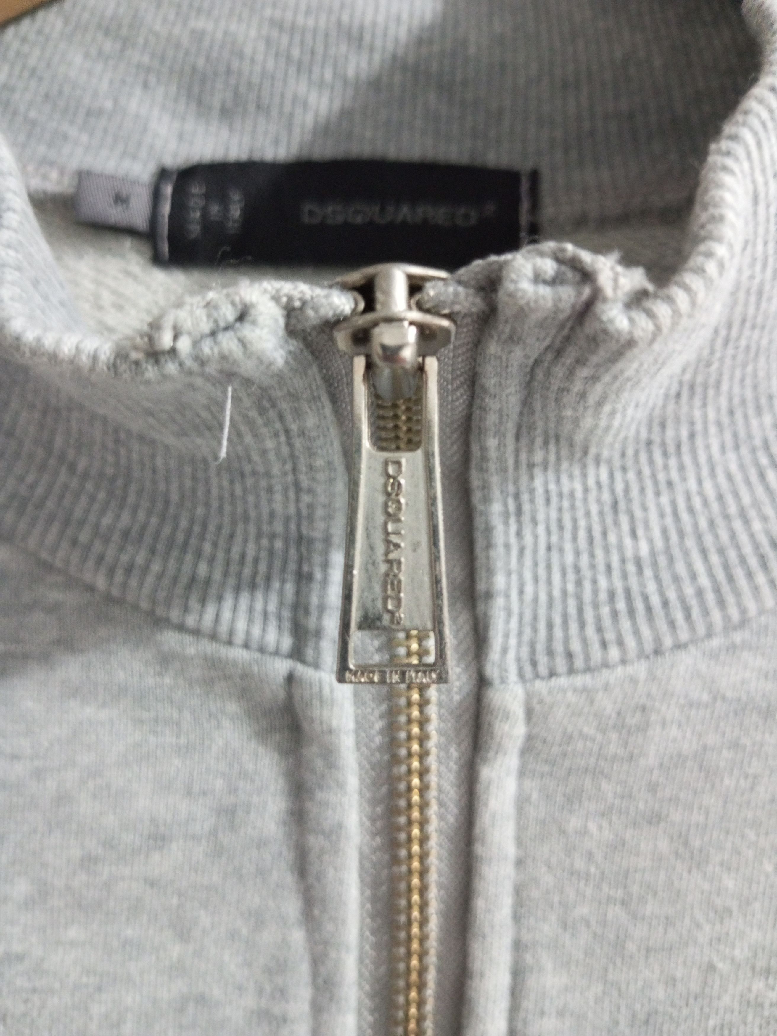 Dsquared2 Dsquared2 silver logo zipper sweatshirt Size US M / EU 48-50 / 2 - 9 Thumbnail
