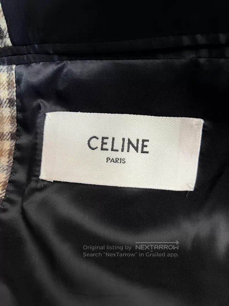 Celine CELINE Prince of Wales Check Wool and Cashmere Suit Size XS / US 0-2 / IT 36-38 - 5 Thumbnail