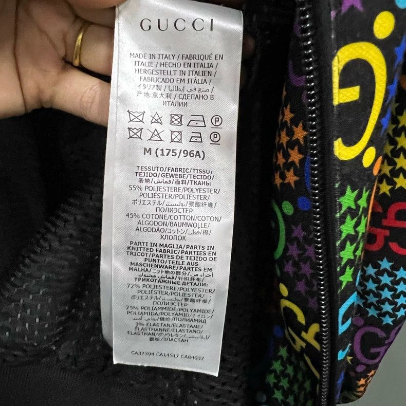 Gucci Gucci Magic Peach Candy Series Color Full Print GG Hooded J Size US M / EU 48-50 / 2 - 3 Thumbnail