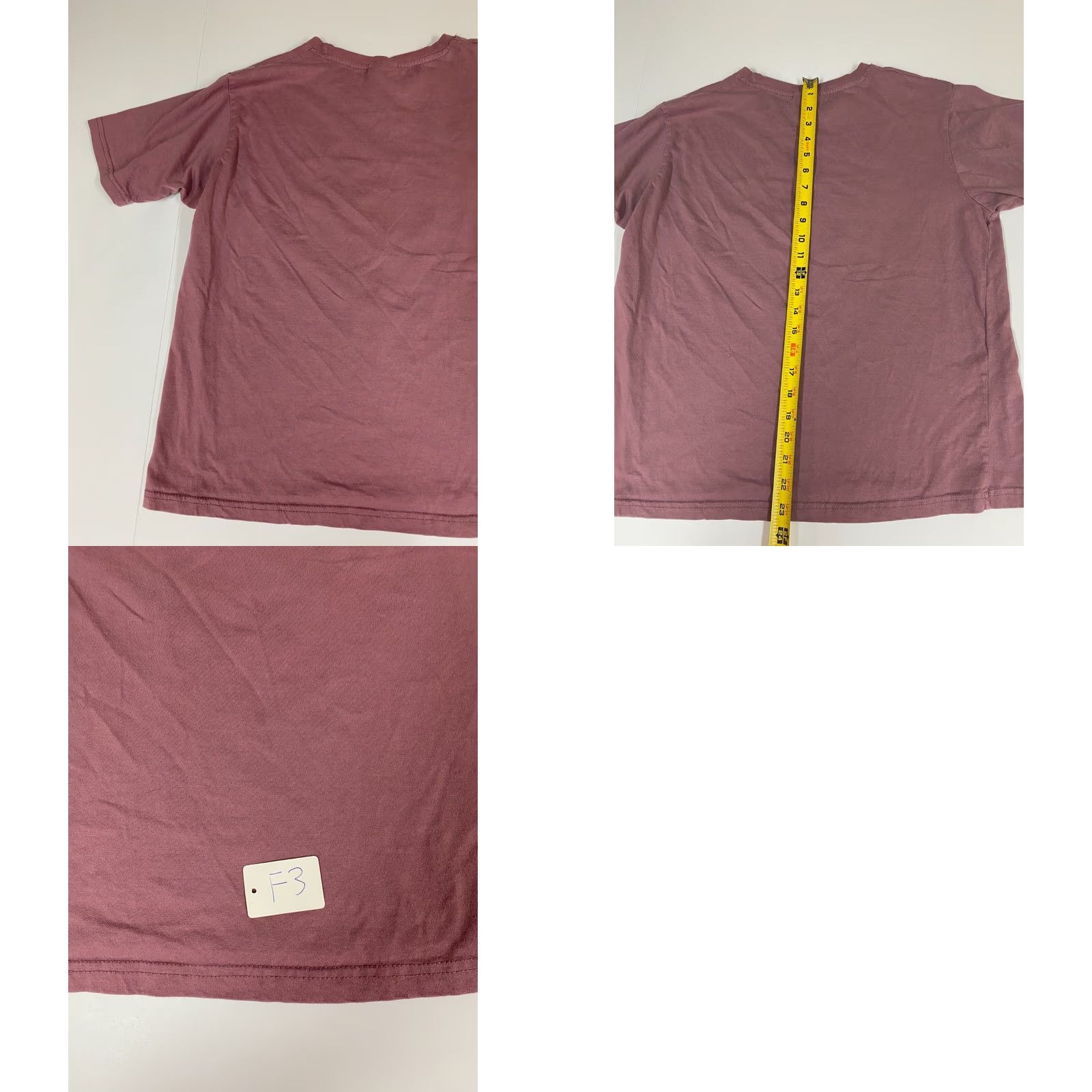 Vintage Southern Spirit Womens Shirt M Short Sleeve Plaid Purple Breathable Casual T-Shirt Cap Sleeve Round Neck 100% Cotton Size M / US 6-8 / IT 42-44 - 8 Thumbnail