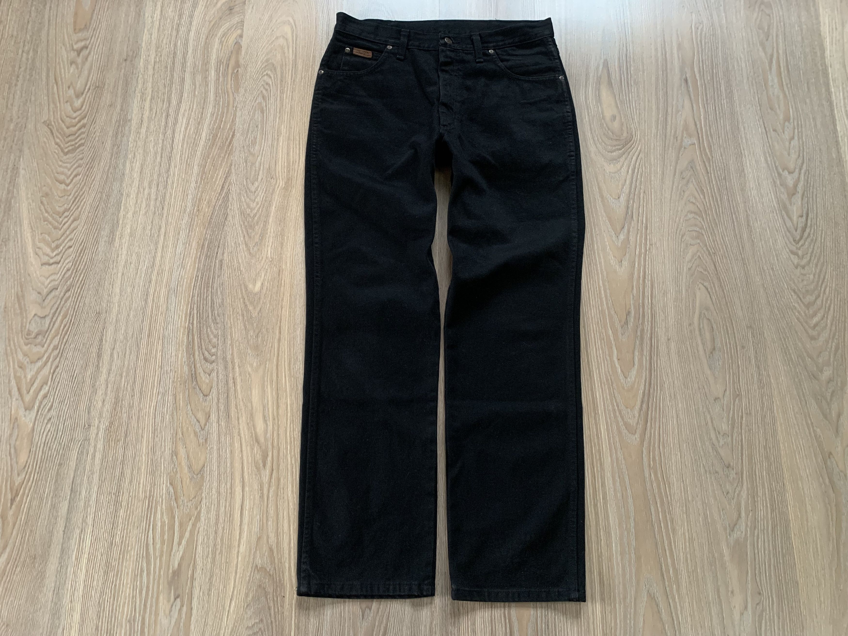 Wrangler Vintage Wrangler Black Denim Jeans Size US 34 / EU 50 - 2 Thumbnail
