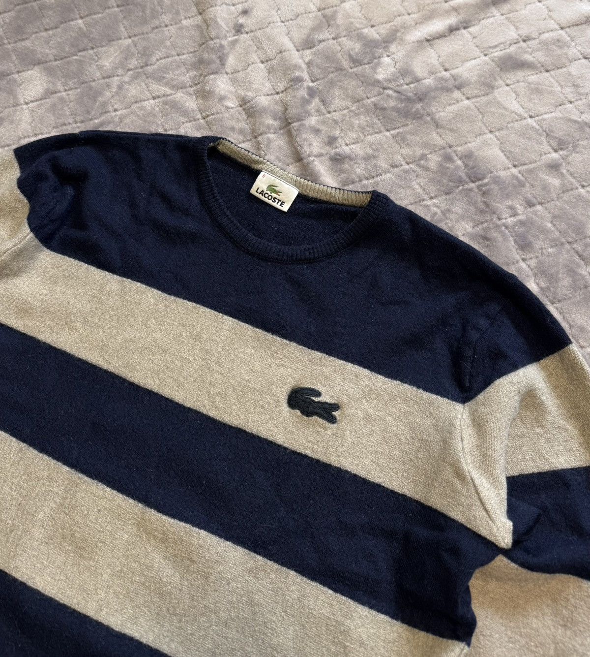 Lacoste × Vintage Vintage Lacoste Wool Knitwear Sweater Size US M / EU 48-50 / 2 - 5 Thumbnail