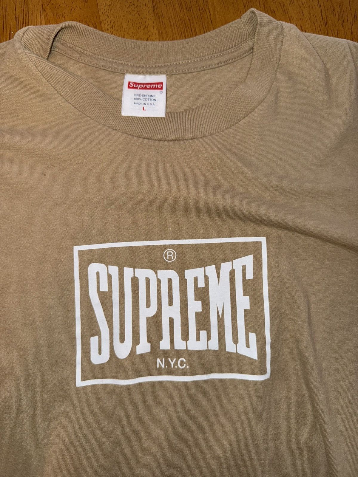 Supreme Supreme Warm Up Tee Size US L / EU 52-54 / 3 - 2 Thumbnail