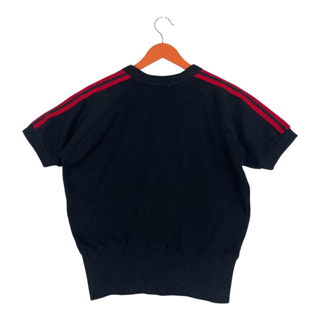 Adidas Vintage Adidas Embroided Logo Short Sleeve Sweatshirt Size US M / EU 48-50 / 2 - 8 Thumbnail