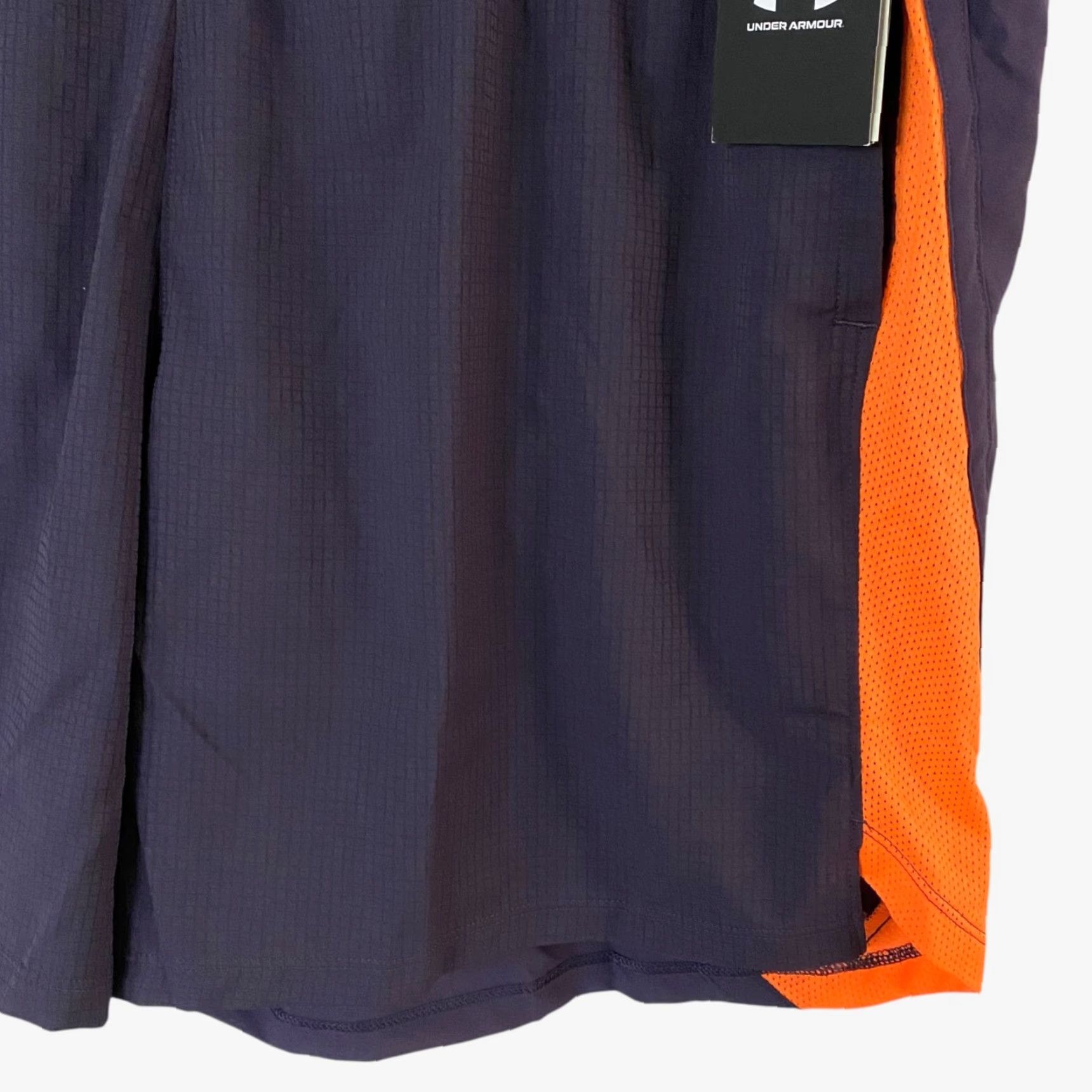 Under Armour VINTAGE Under Armour Launch 7'' Lined Running Shorts Blue Men’s XXL Athletic Stretch New Size US 39 - 5 Thumbnail