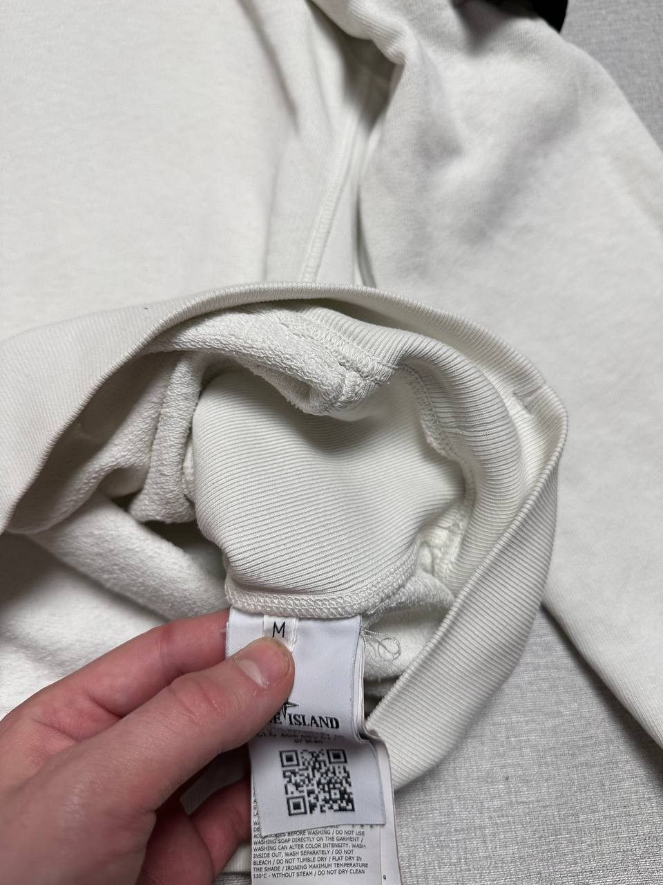 Stone Island Stone Island Crew Neck Sweatshirt WHITE Size M Size US M / EU 48-50 / 2 - 9 Thumbnail