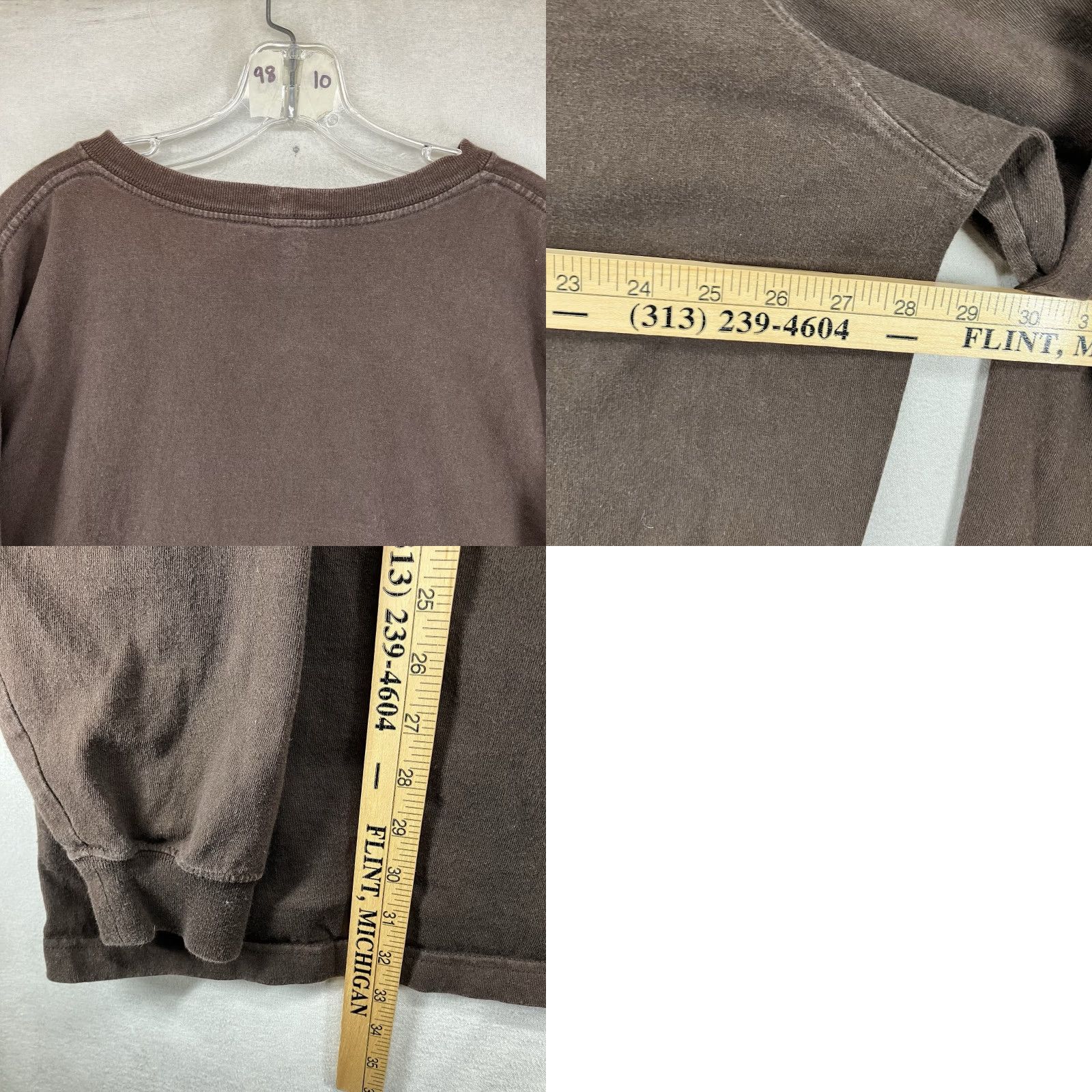 Carhartt VINTAGE Carhartt Mens Brown 2XL Long Sleeve T-Shirt Graphic Front Deer Logo Crew Neck Size US XXL / EU 58 / 5 - 10 Thumbnail