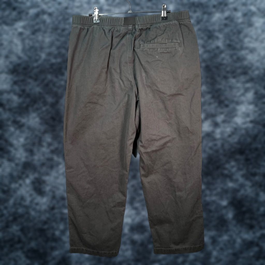 Only NY OnlyNY Mens Size Medium Dark Gray Cotton Casual Pants Elastic Waist Size US 31 - 1 Thumbnail