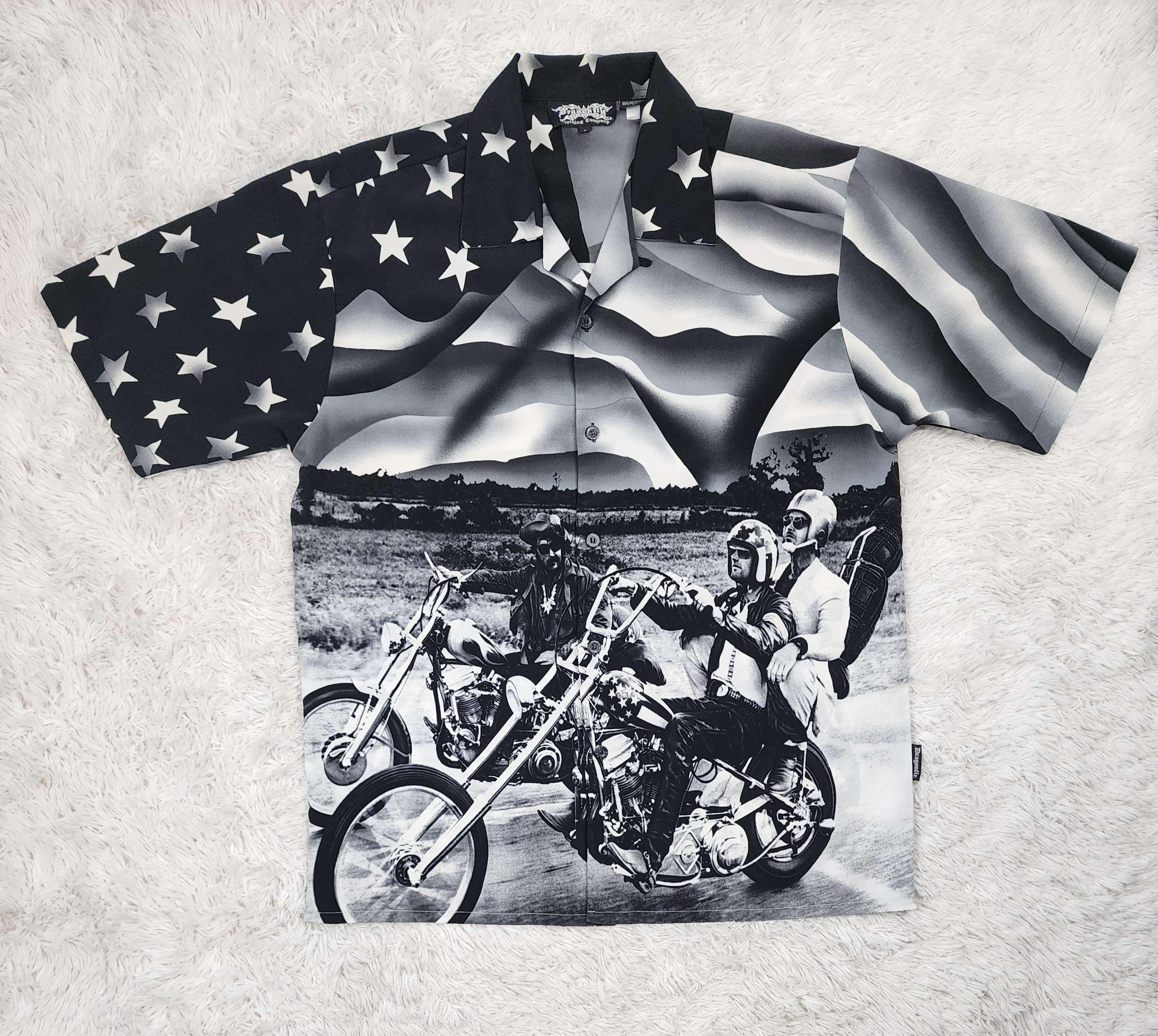 Dragonfly Vintage Dragonfly american bikers button up shirt Size US L / EU 52-54 / 3 - 1 Thumbnail