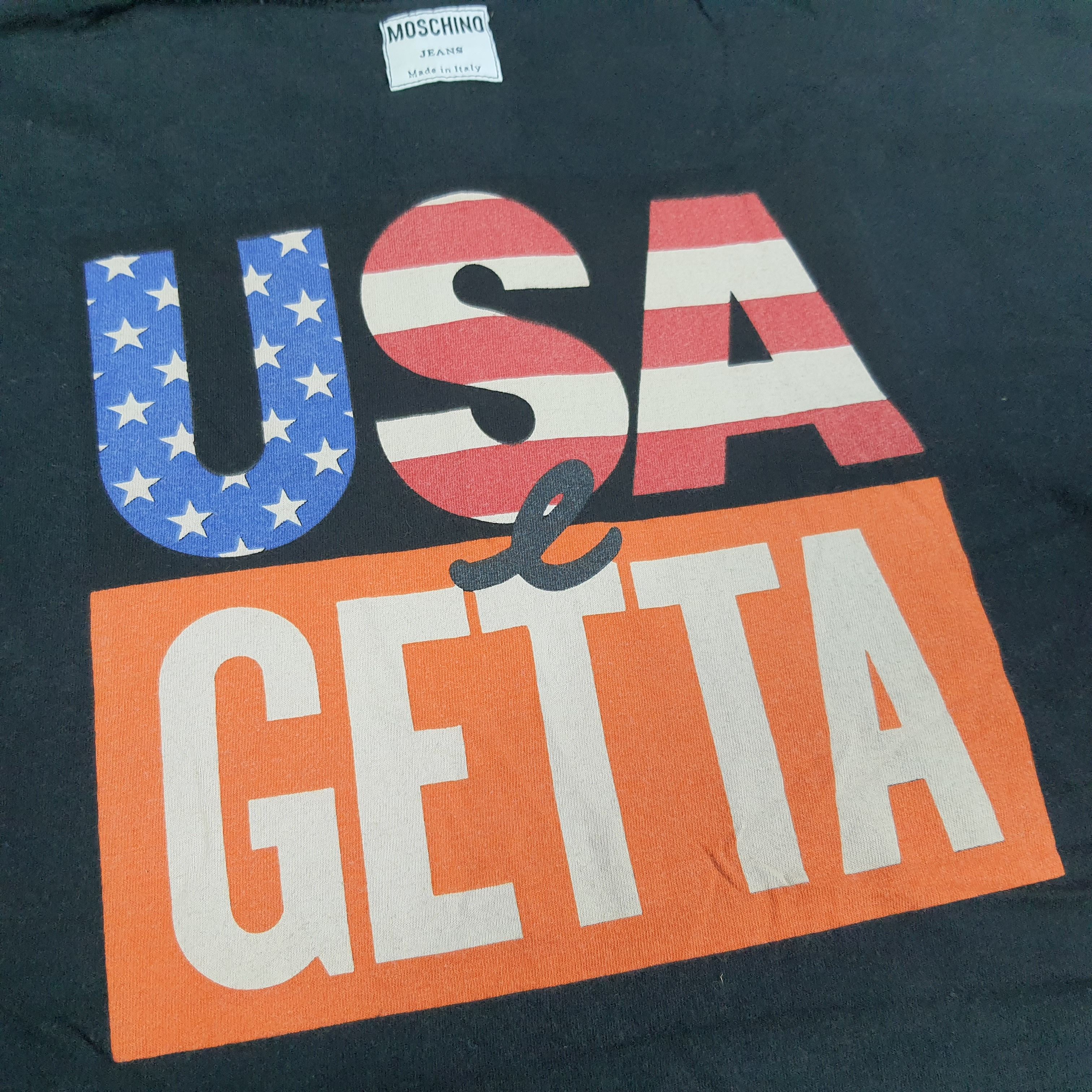 Moschino × Vintage Vintage Moschino Jeans USA Getta Polo Shirt Size US L / EU 52-54 / 3 - 2 Thumbnail