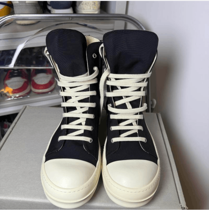 Rick Owens Rick Owens Hi-Top Sneakers Size US 7 / EU 40 - 1 Thumbnail