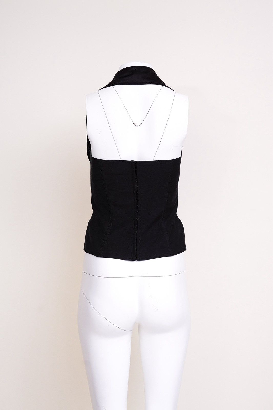 Dior Christian Dior Black 2005 Square Neckline Halter Top Size M / US 6-8 / IT 42-44 - 5 Thumbnail