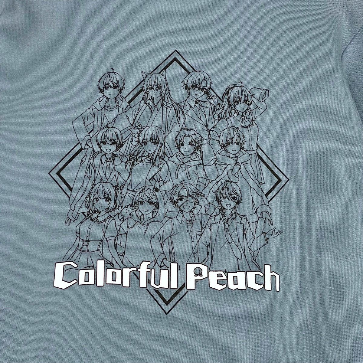 Japanese Brand × Vintage Vintage Colourful Peach Full Print Hoodie Size L Size US L / EU 52-54 / 3 - 5 Thumbnail