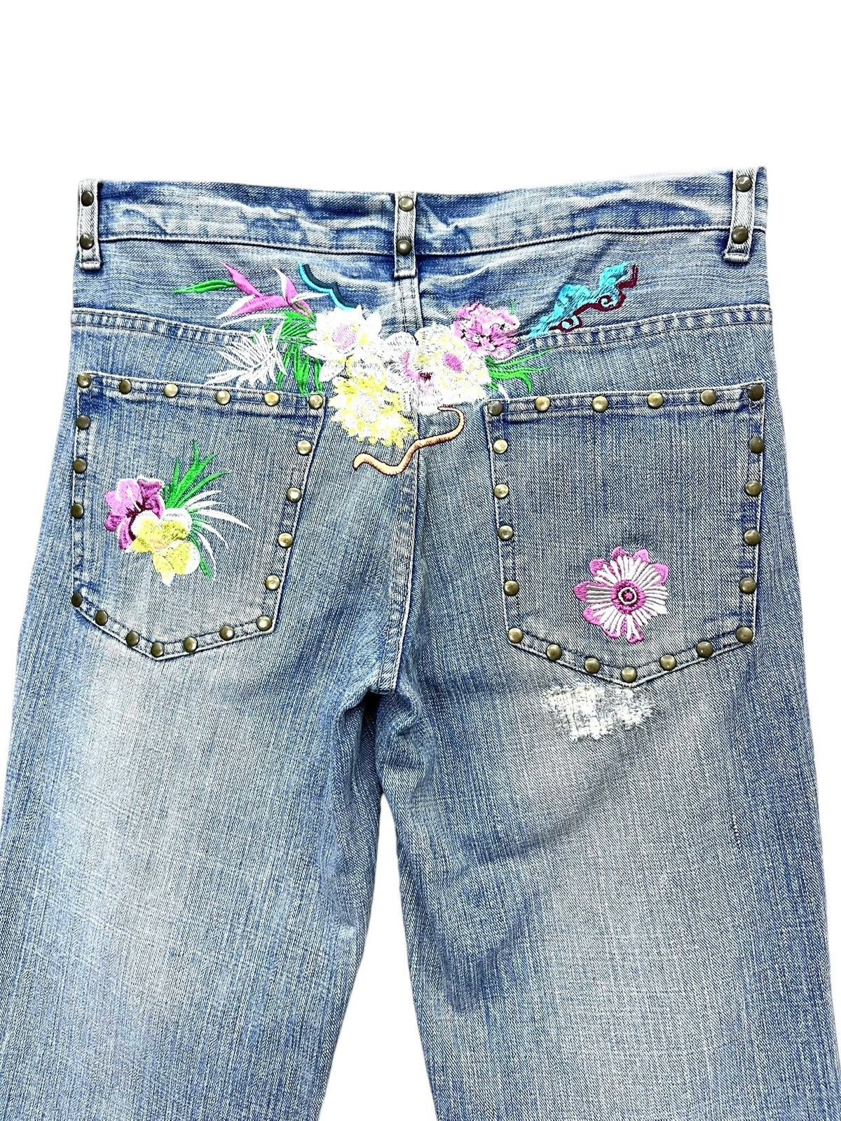 semanticdesign SEMANTIC SENSATION Karakuri Embroidery Studded Flare Size US 31 - 14 Thumbnail