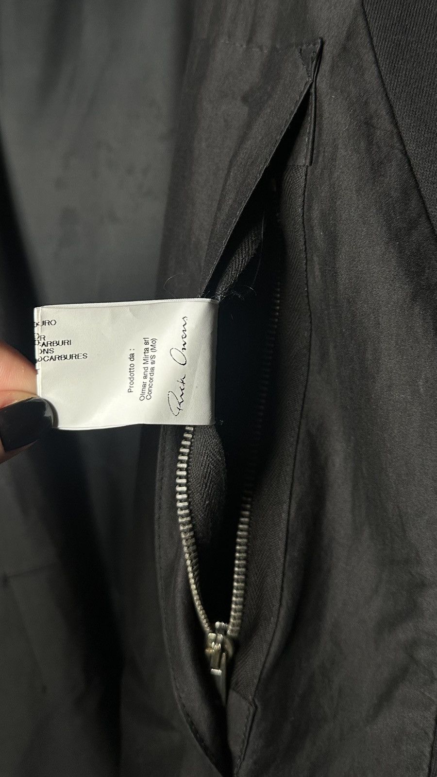 Rick Owens Coat with leather sleeves Size US L / EU 52-54 / 3 - 5 Thumbnail