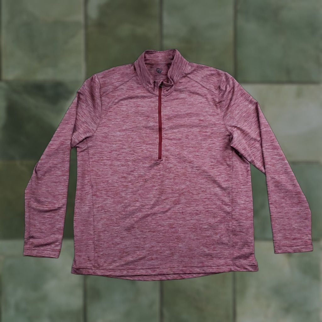 Under Armour Graham Luxe Sweatshirt Men Large Red Mock Neck 1/4 Zip Under armour Lightweight Pullover Shirt Zip N/A Size US L / EU 52-54 / 3 - 1 Thumbnail