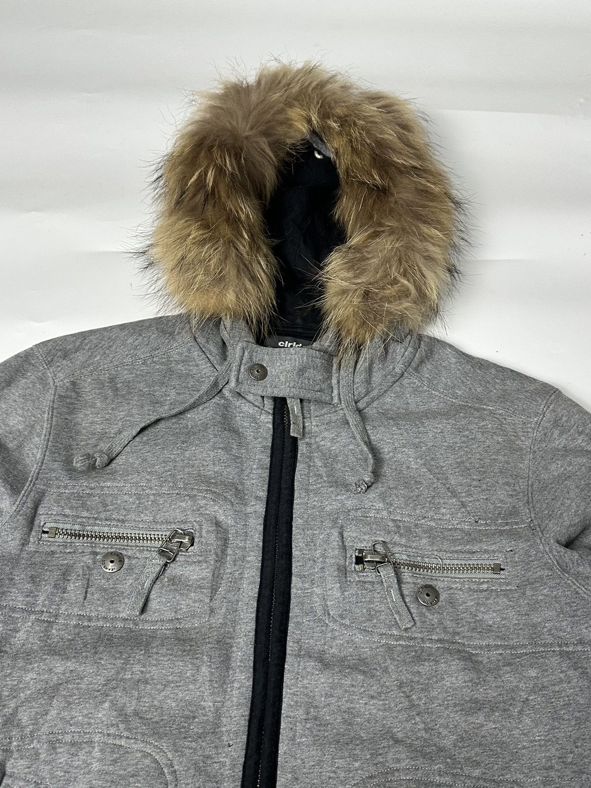 Japanese Brand Fur hoodie Multi Pocket Clride ifsixwasnine lgb style Size US M / EU 48-50 / 2 - 5 Thumbnail