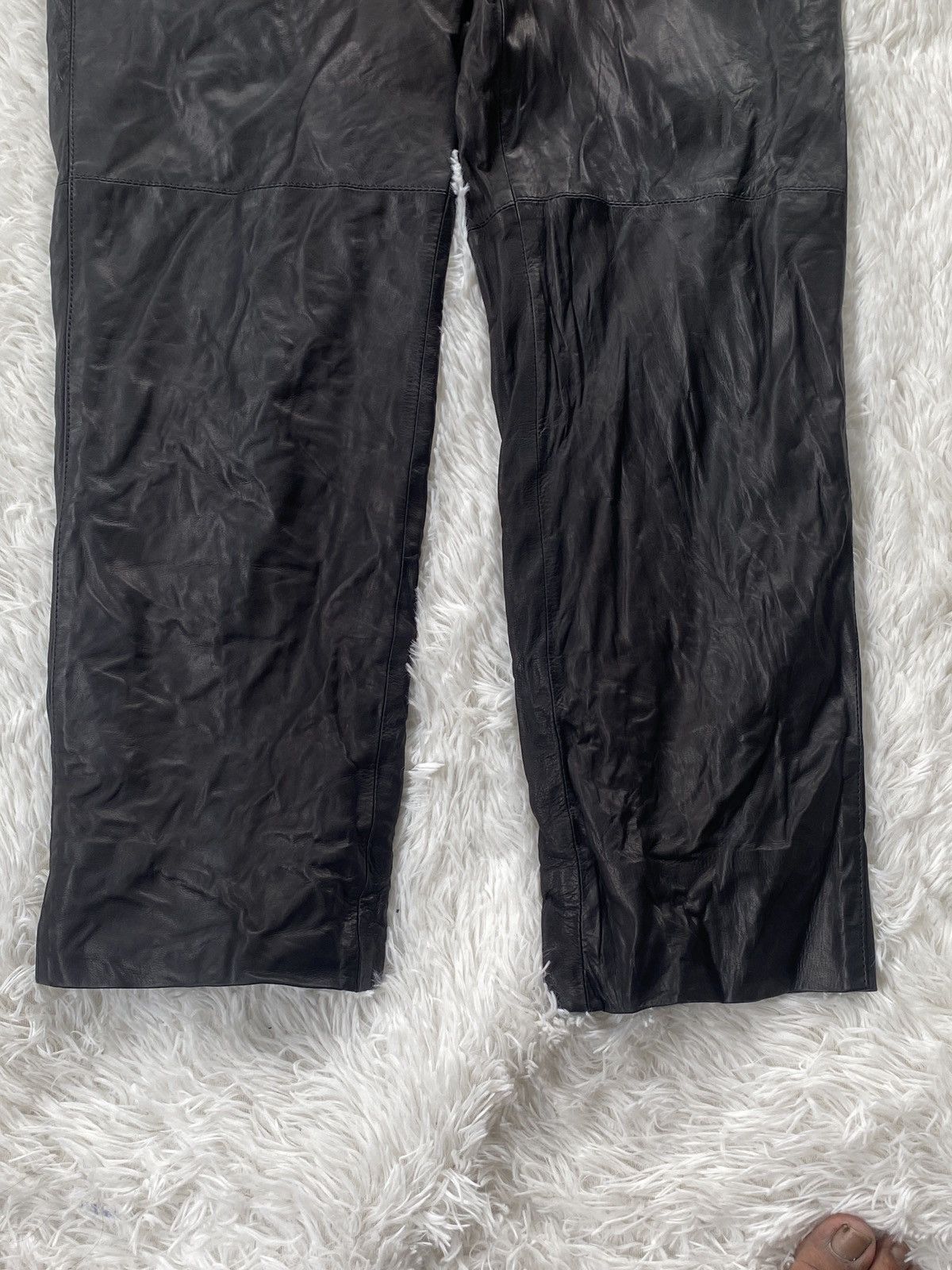 Dior 🔥BINDING Now 🔥 Vintage Dior Leather pants Size US 30 / EU 46 - 4 Thumbnail