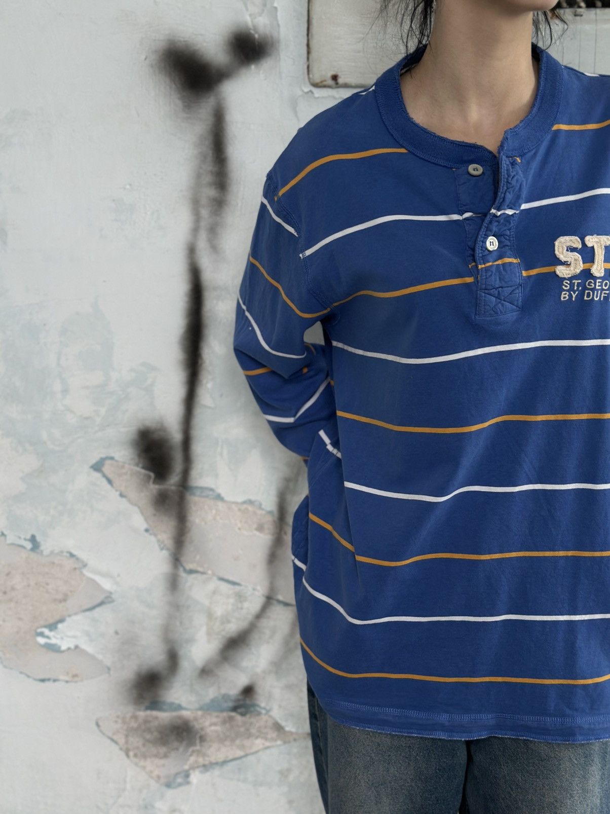 Y/Project VTG Mans Stripped Long-sleeve T-shirts St.George Size XL 00s Size US XL / EU 56 / 4 - 4 Thumbnail