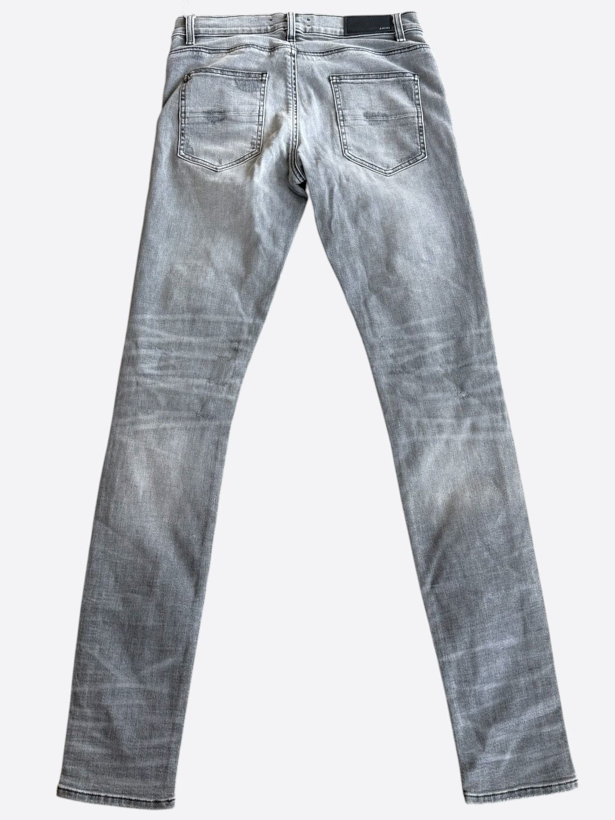 Amiri Amiri Storm Grey & Black Patch MX1 Jeans Size US 31 - 2 Thumbnail