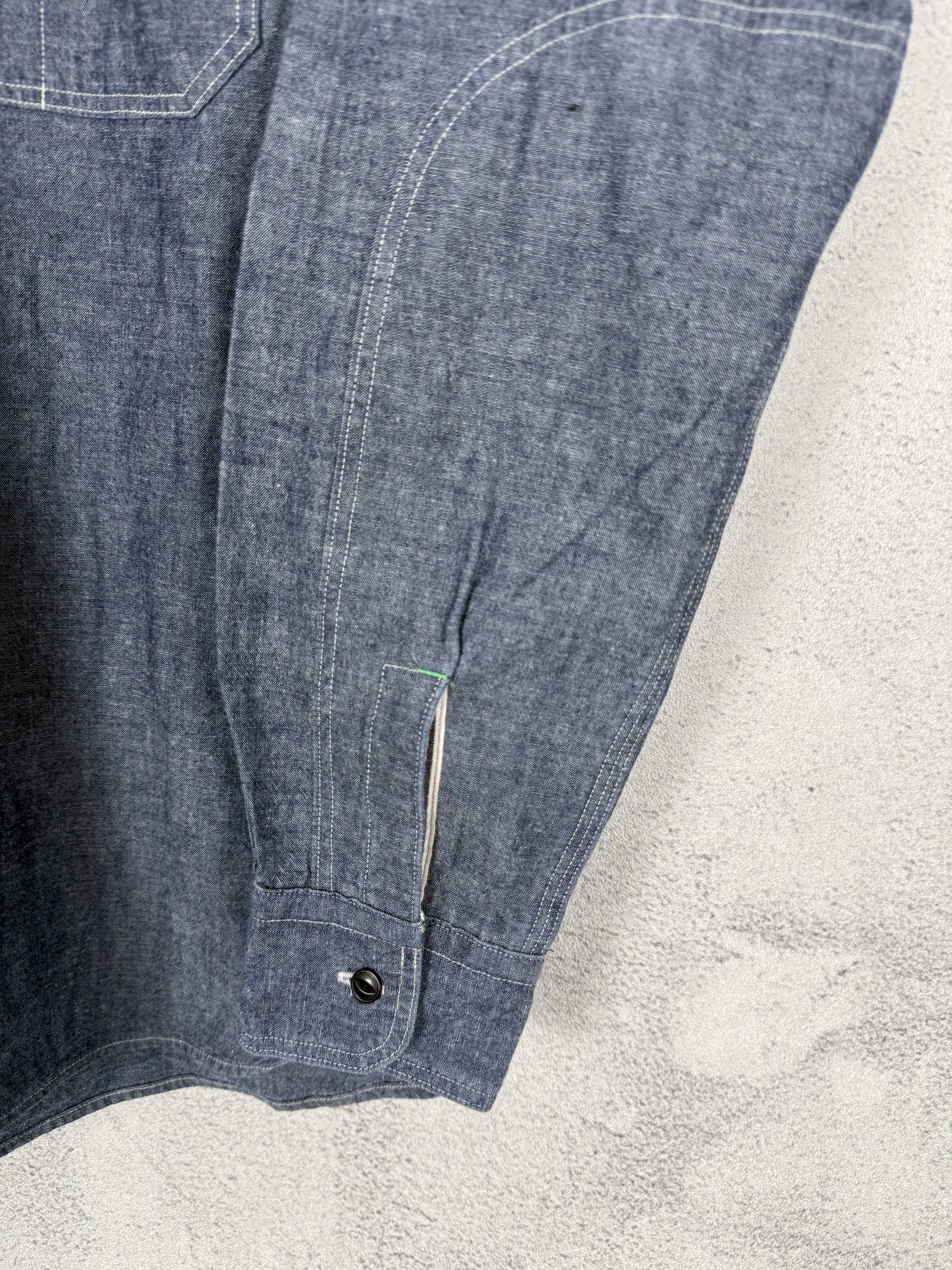 Nigel Cabourn Nigel Cabourn Chambray Work Shirt Size US S / EU 44-46 / 1 - 5 Thumbnail