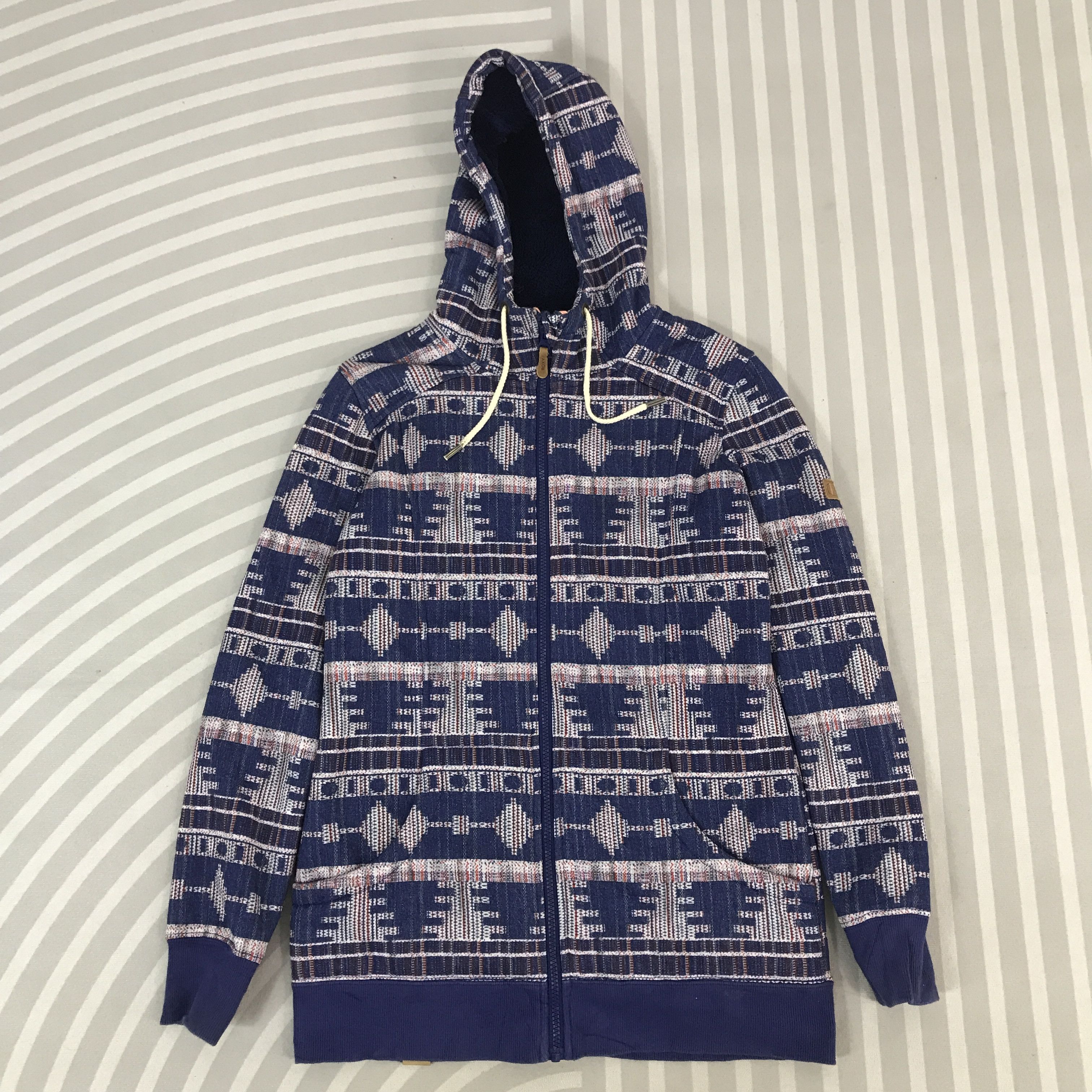 Vintage Roxy Japan Navajo Hoodie zipper Jacket