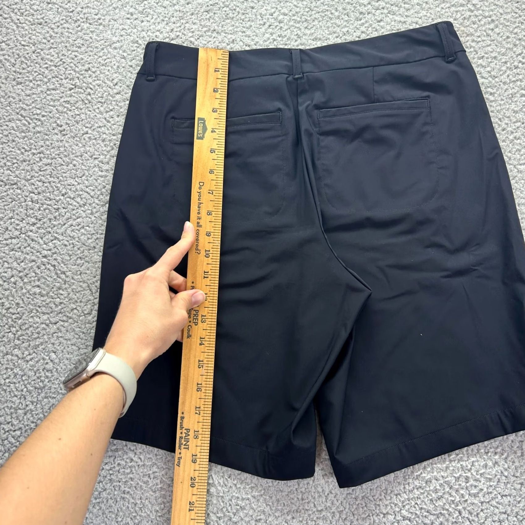 Spanx Spanx Shorts Womens Medium Black Chino Stretch Pull On Casual | Regular Fit | Nylon Blend | High Rise | Pockets | Solid Pattern Size 32" / US 10 / IT 46 - 6 Thumbnail