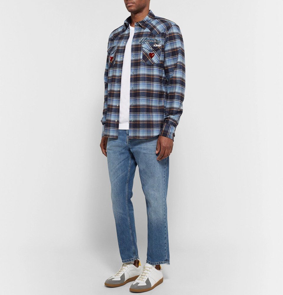 Dolce & Gabbana o1y0125 Checked Shirt in Multicolor Size US XL / EU 56 / 4 - 6 Thumbnail