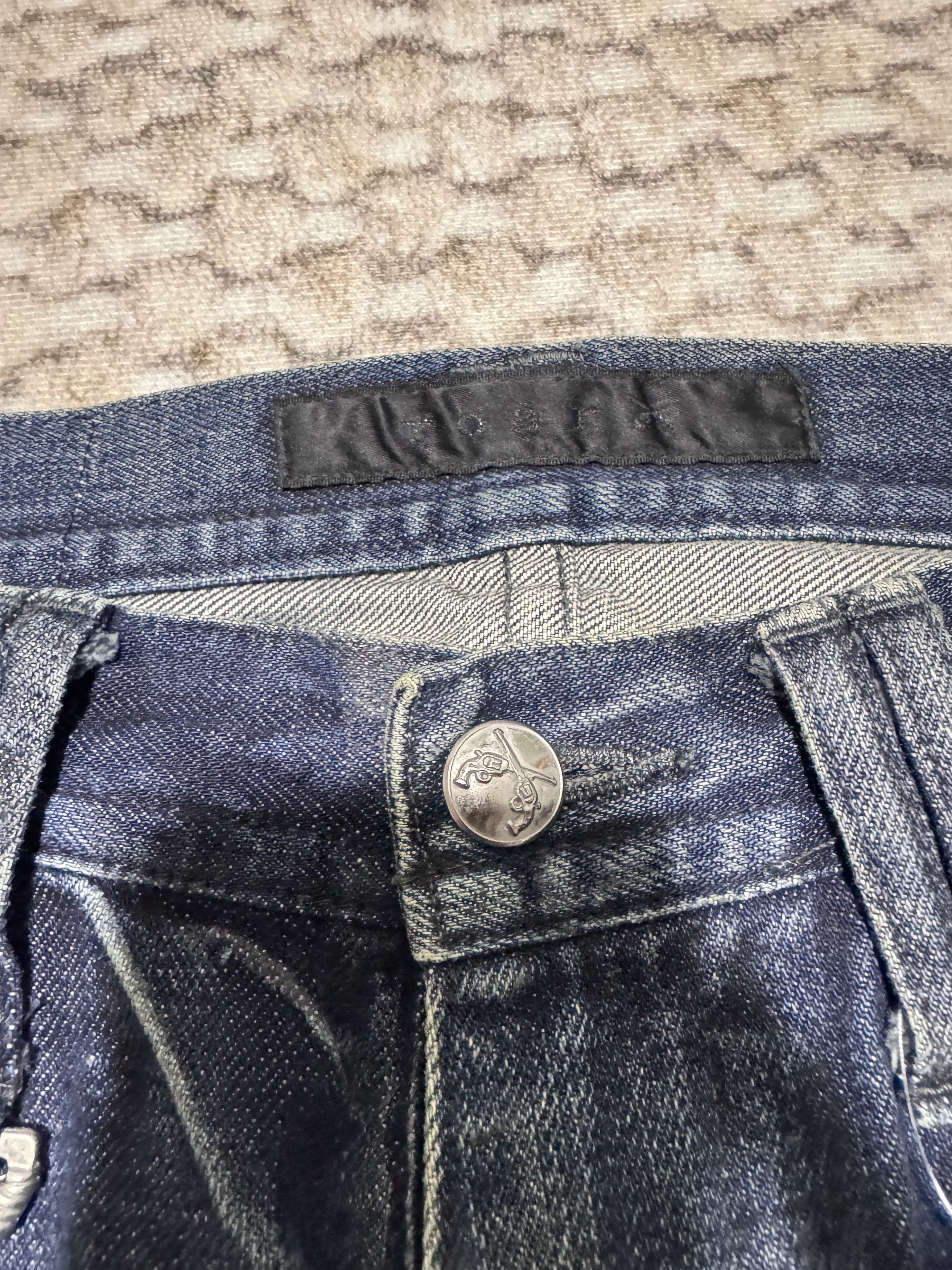 roarguns Roarguns Masterminds Embroidered Made In Japan Jeans Size US 29 - 4 Thumbnail