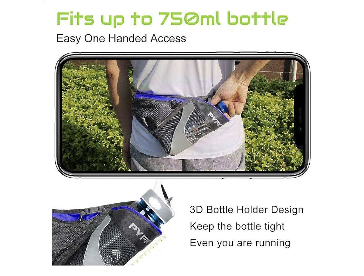 Other PYFK Hydration Running Belt Fanny Pack Size ONE SIZE - 10 Thumbnail