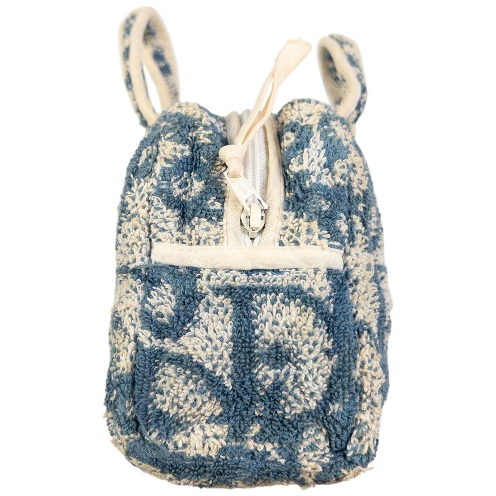 Dior Vintage Dior Monogram Terry Cloth Handbag Size ONE SIZE - 3 Thumbnail