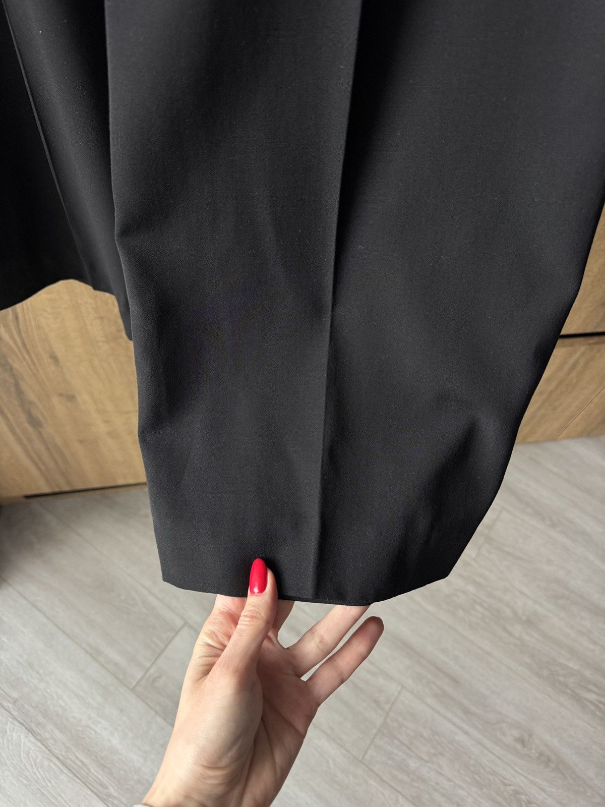 Brunello Cucinelli Brunello Cucinelli Black Wool Blend Pants Size 25" / US 0 / IT 36 - 2 Thumbnail