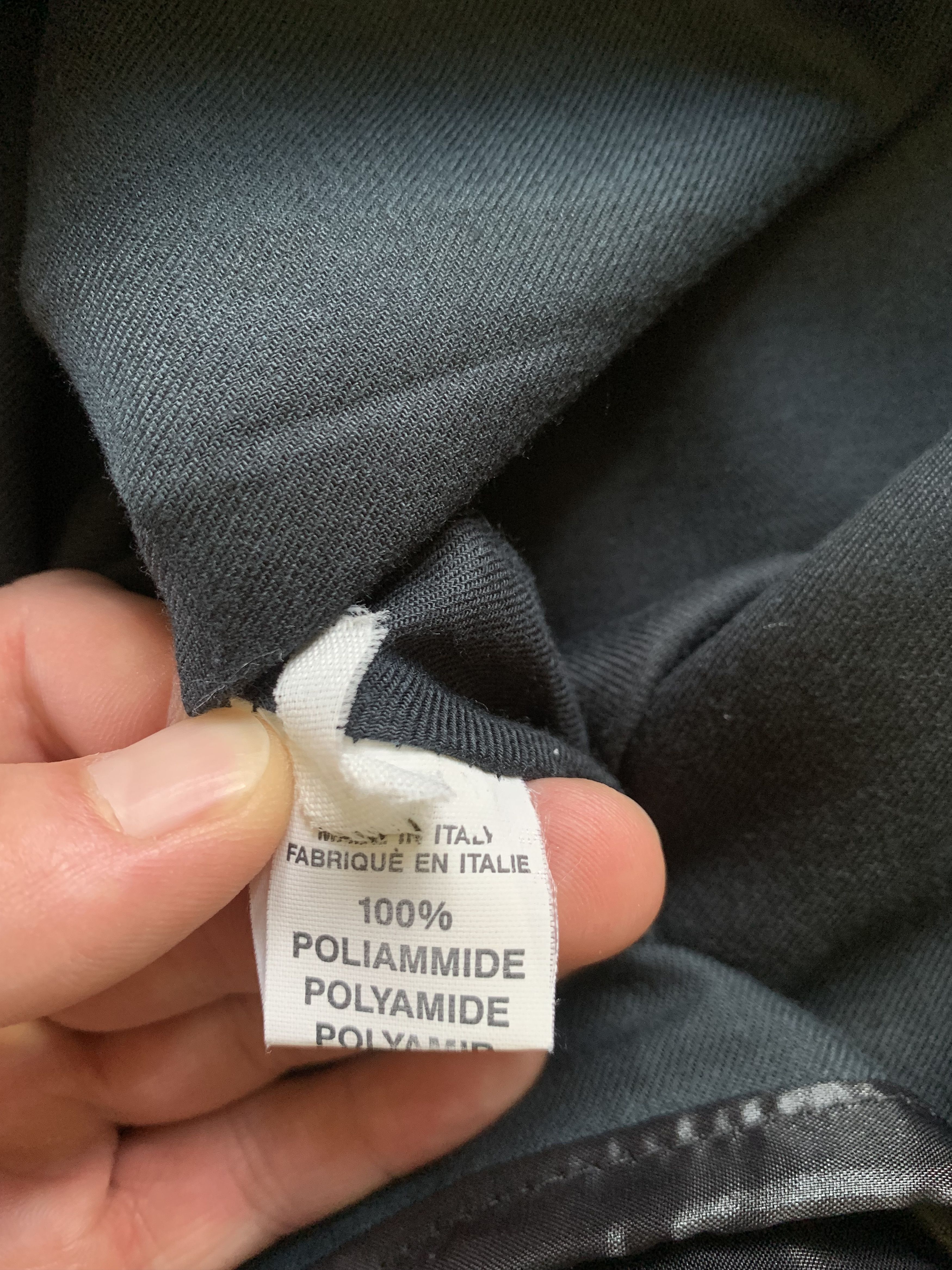 Other Italian Uomo Collection Men's Nylon Black Cargo Pants Size US 30 / EU 46 - 9 Thumbnail