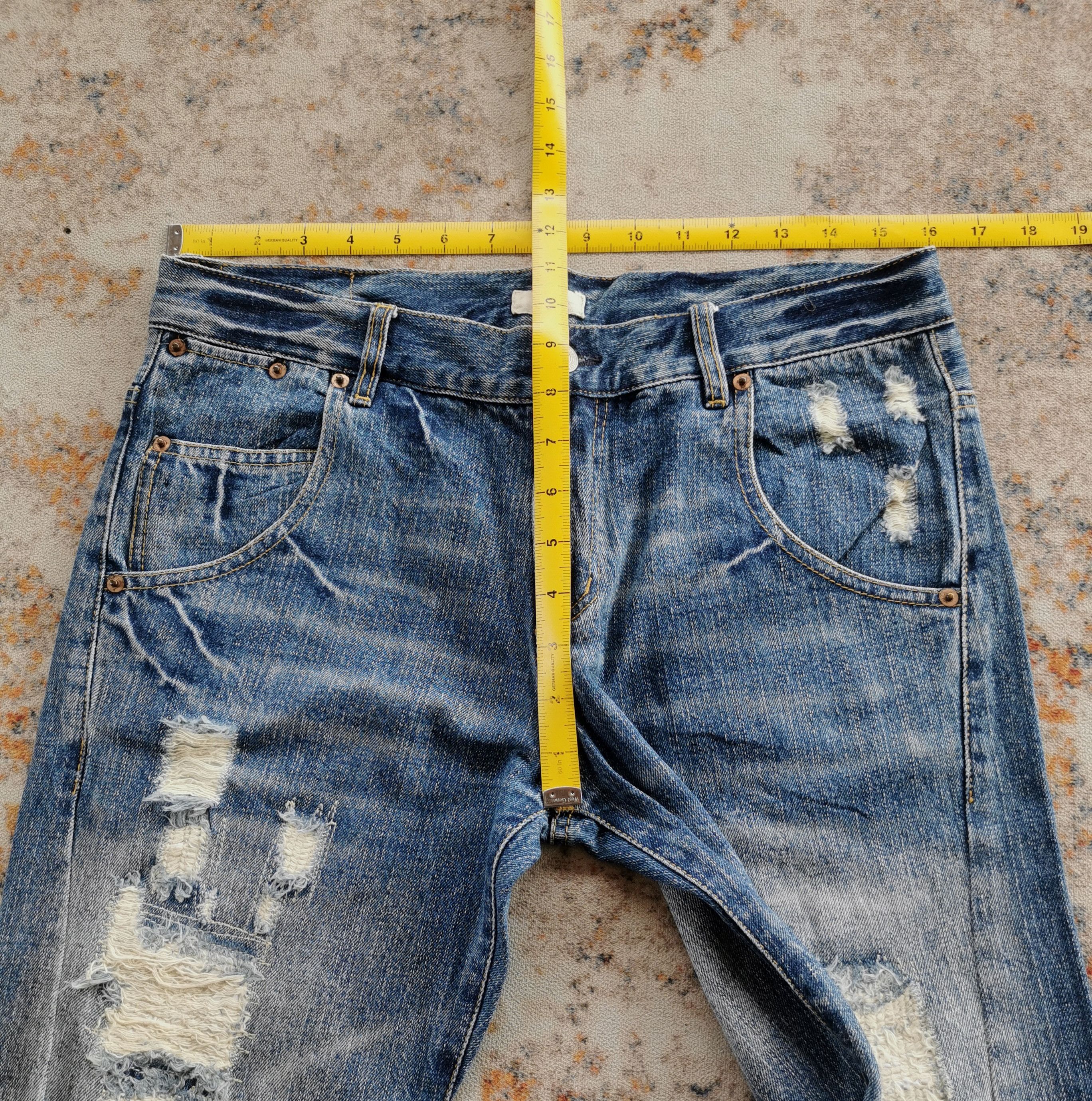 Tornado Mart Twisted Jeans Size 32'x30.5' Size US 32 / EU 48 - 4 Thumbnail