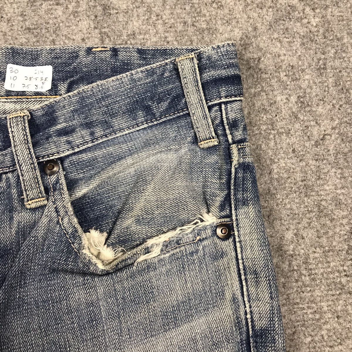 Japanese Brand × Spellbound SPELLBOUND LIGHT DENIM BOOTCUT JEANS PANTS Size US 28 / EU 44 - 9 Thumbnail