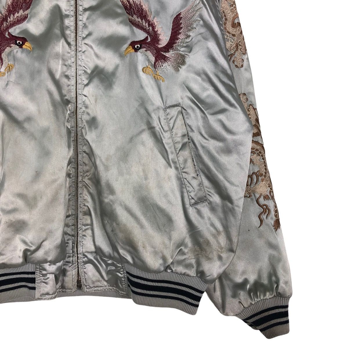 Japanese Brand 🔥VTG SUKAJAN SOUVENIRS JACKET JAPAN DRAGON TOYO ENTERPRISE Size US M / EU 48-50 / 2 - 10 Thumbnail
