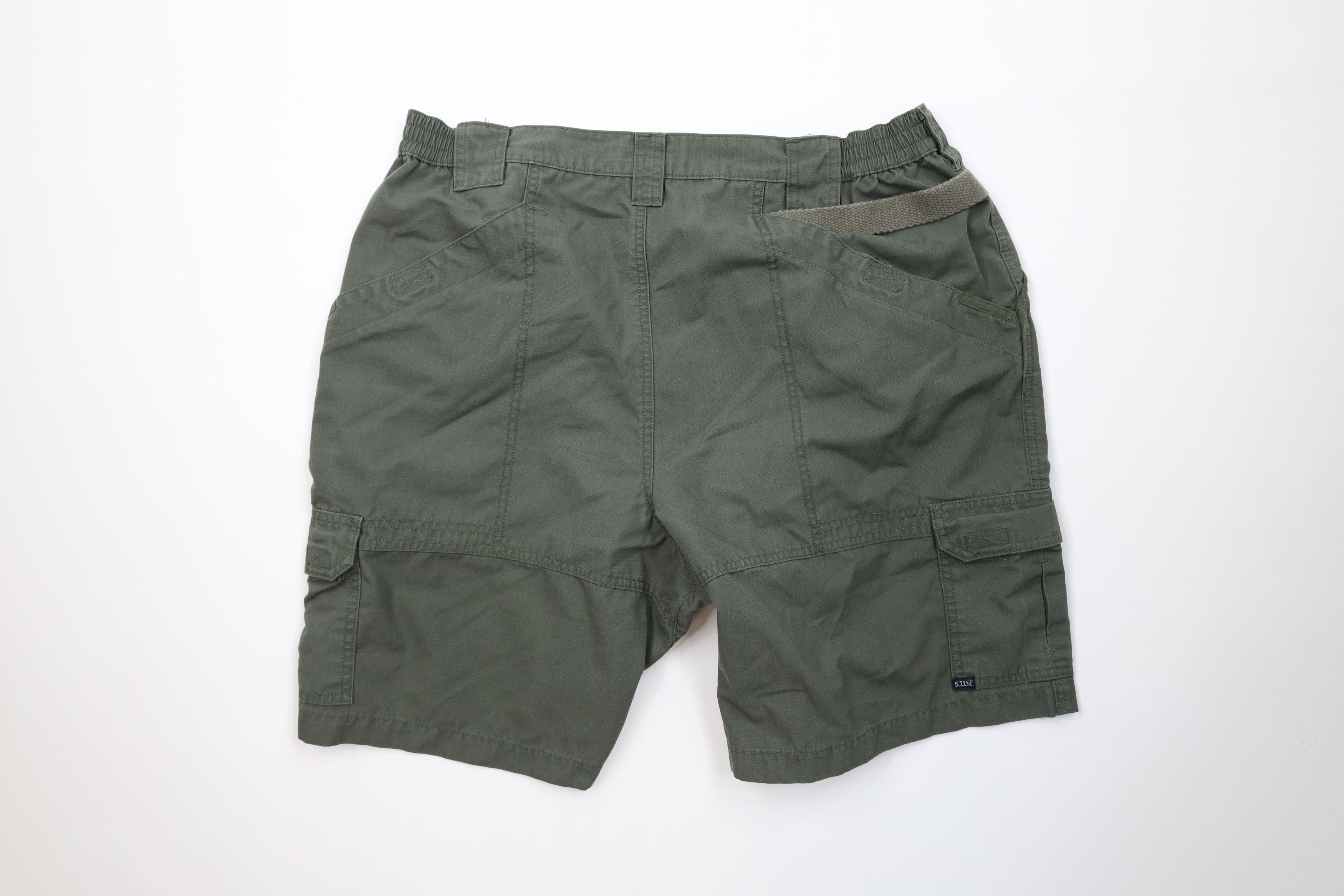 Vintage 5.11 Tactical Series Ripstop Uniform Cargo Shorts Green Size US 40 / EU 56 - 8 Thumbnail