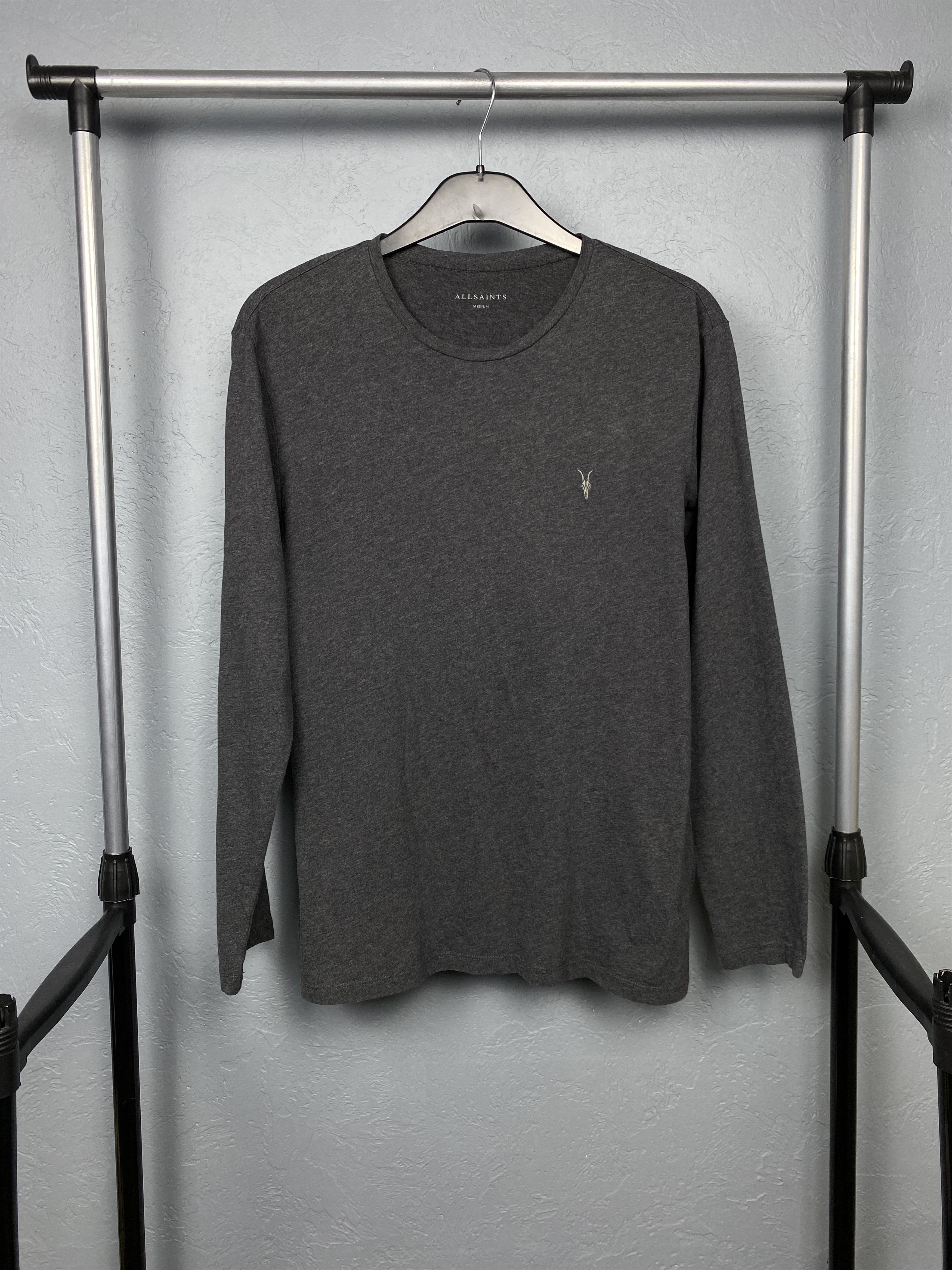 Allsaints Allsaints Brace Mens Crew Neck Long Sleeve T-Shirt Tee Size US M / EU 48-50 / 2 - 1 Thumbnail