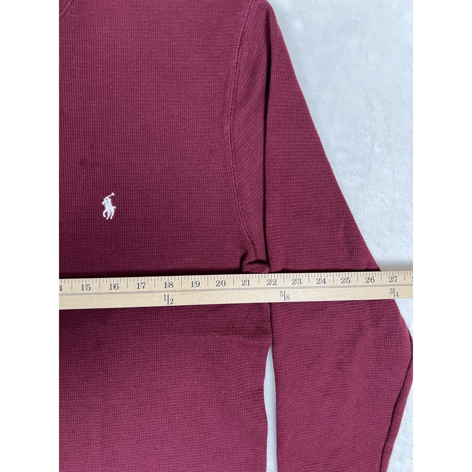 Polo Ralph Lauren Polo Ralph Lauren Sleep Shirt Red Size XL Waffle Knit 100% C Size US XL / EU 56 / 4 - 6 Thumbnail