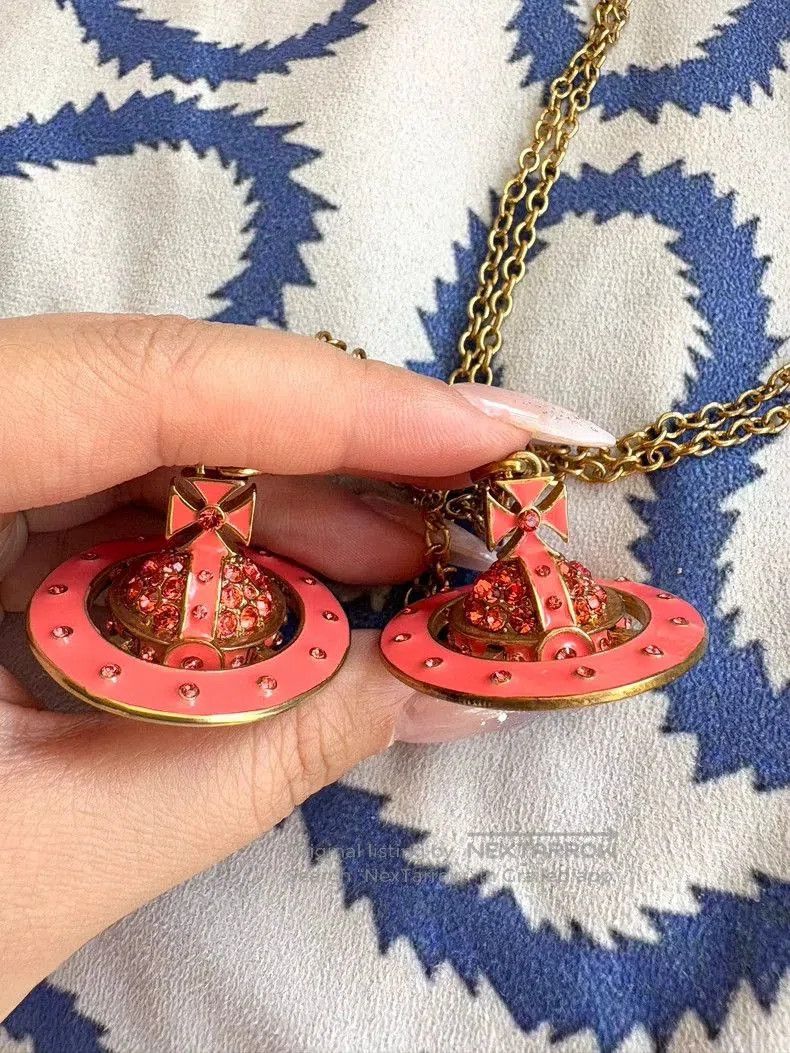 Vivienne Westwood Vivienne Westwood Pink Orb Necklace . Size ONE SIZE - 2 Thumbnail
