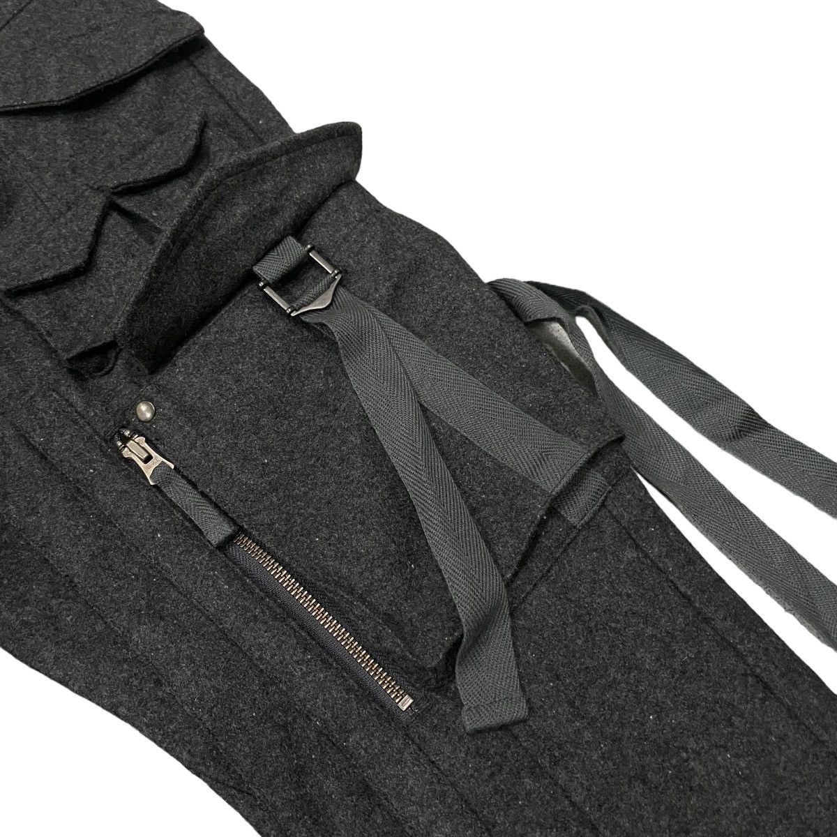 Tornado Mart Vintage Tornado Mart Bondage Cargo Tactical Wool Pants Size US 33 - 4 Thumbnail
