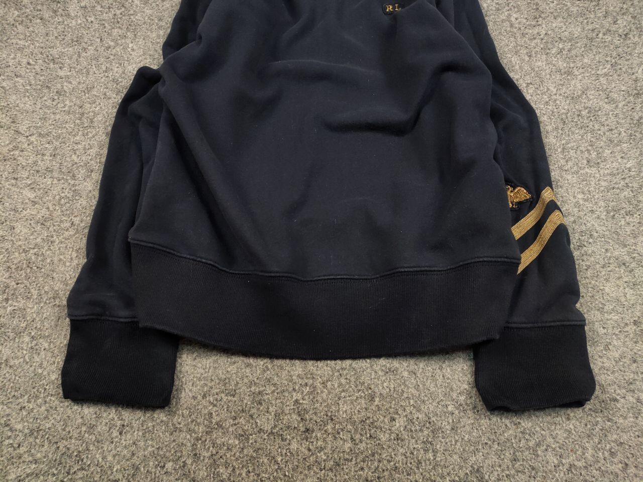 Polo Ralph Lauren Polo Ralph Lauren nau Blue Logo Crew Check Sweatshirt Size US M / EU 48-50 / 2 - 9 Thumbnail