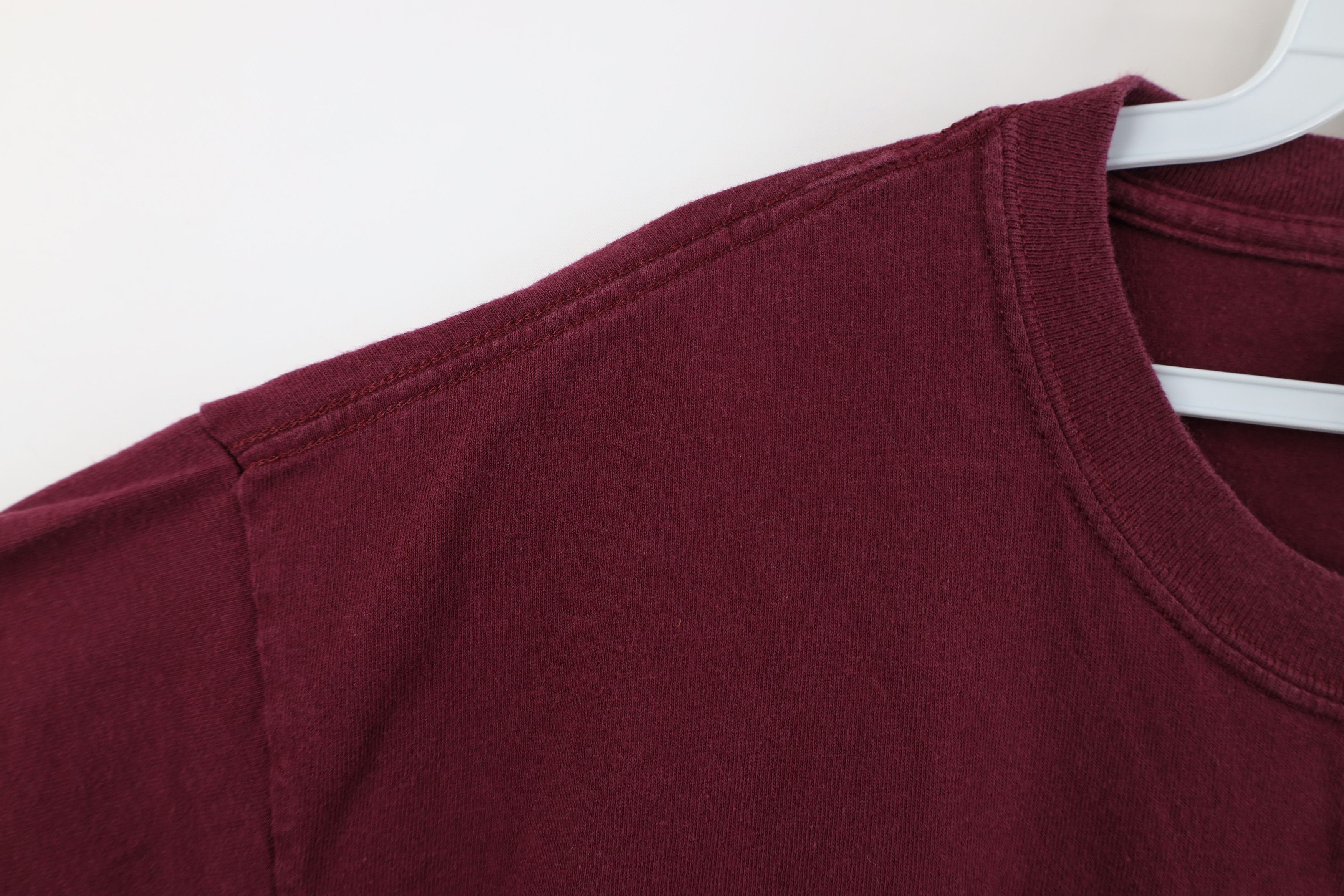 Vintage Vintage 90s Y2K Streetwear Skateboarding T-Shirt Maroon Size US XL / EU 56 / 4 - 8 Thumbnail