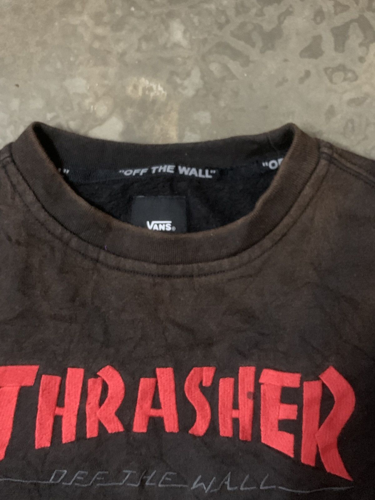 Thrasher × Vans Sun Faded Trasher X Vans Long Sleeve Tee Size US S / EU 44-46 / 1 - 5 Thumbnail