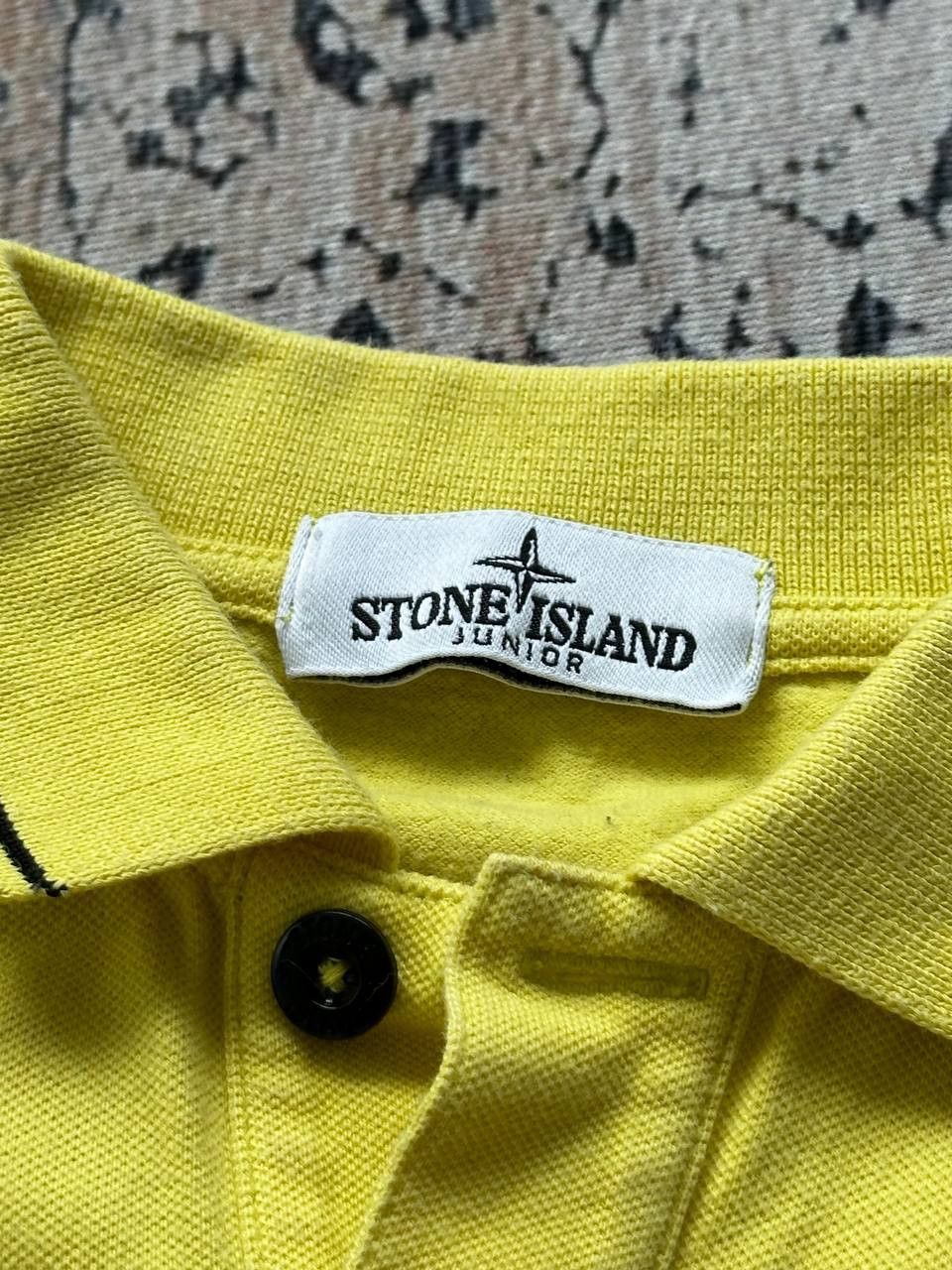 Stone Island Stone Island Junior 8 Years Yellow Patch Program Polo Size US XXS / EU 40 - 7 Thumbnail