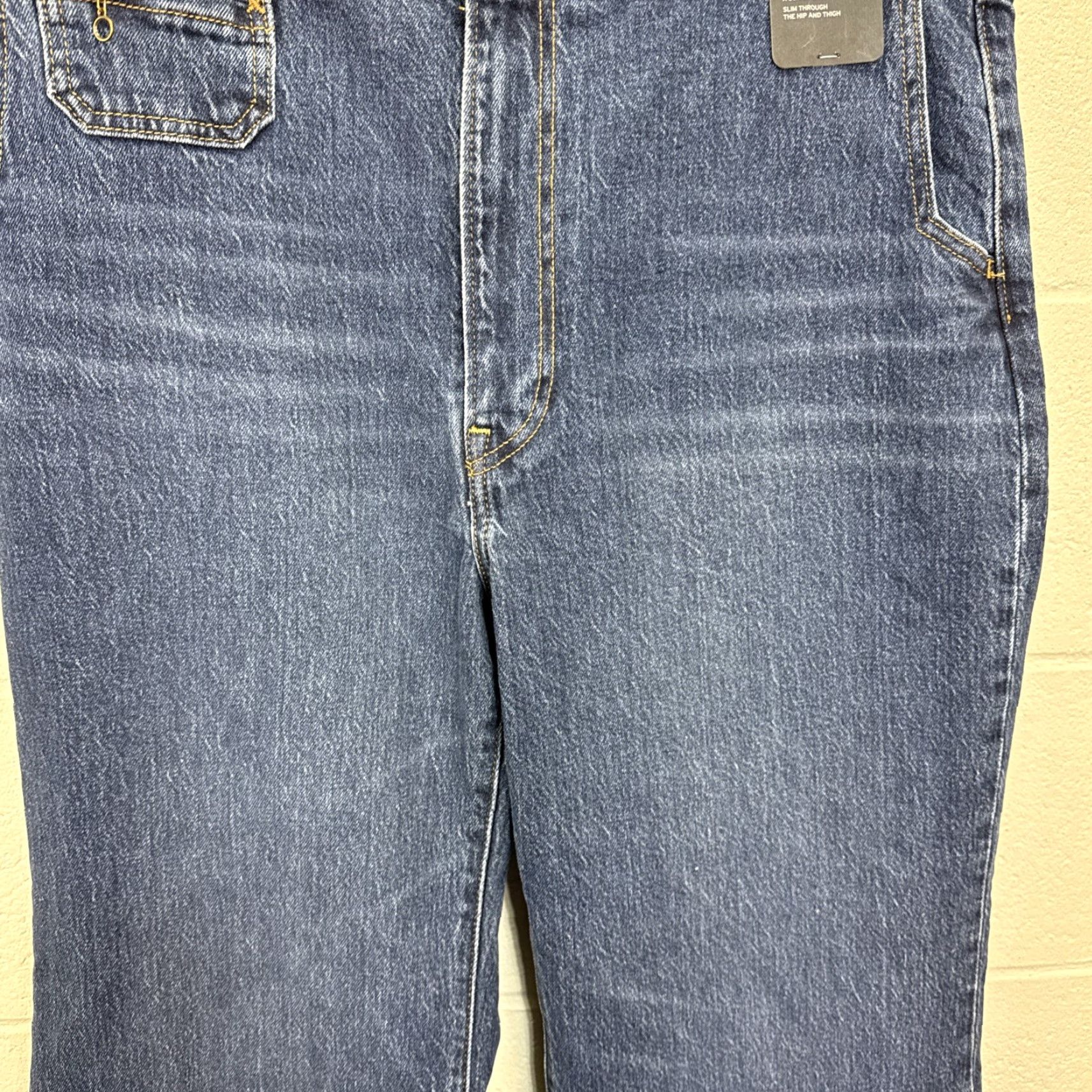 Levi's Levi's Jeans Ribcage Bell High Rise 33x32 Blue Stretch Denim 5-Pocket Zip Button Womens Regular Size 24" / US 00 / IT 34 - 5 Thumbnail